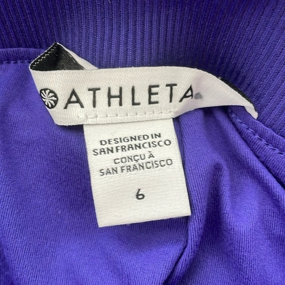 NWT Athleta Brooklyn Lined Pant Purple Size 6 - Picture 6 of 6